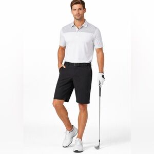 FootJoy FJ Men’s Black Golf Shorts W42 Performance Stretch Athletic